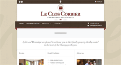 Desktop Screenshot of lecloscorbier.fr